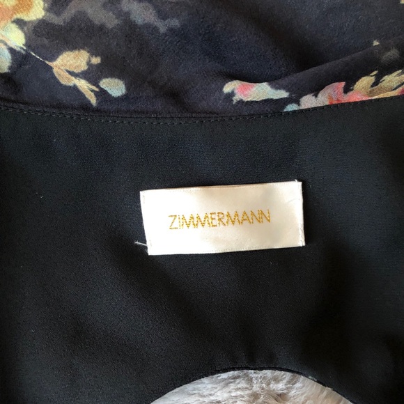 Zimmerman Black Floral Romper - Picture 6 of 6